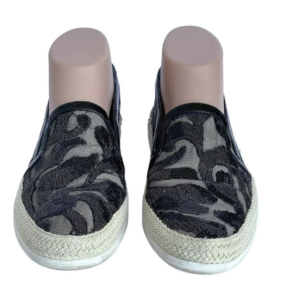 DONALD J PLINER Pamela Shoe Women’s 6.5 Brocade Sequins Mesh Espadrille Slip On - Picture 1 of 9